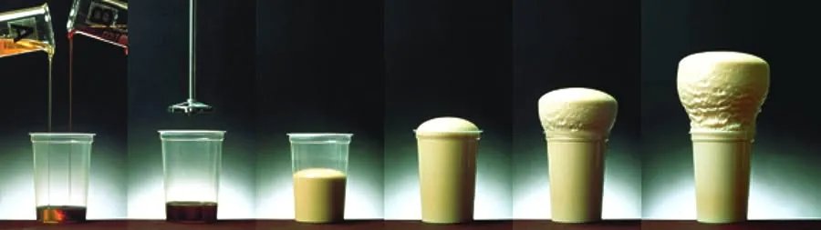 Polyurethane comfort sole material process